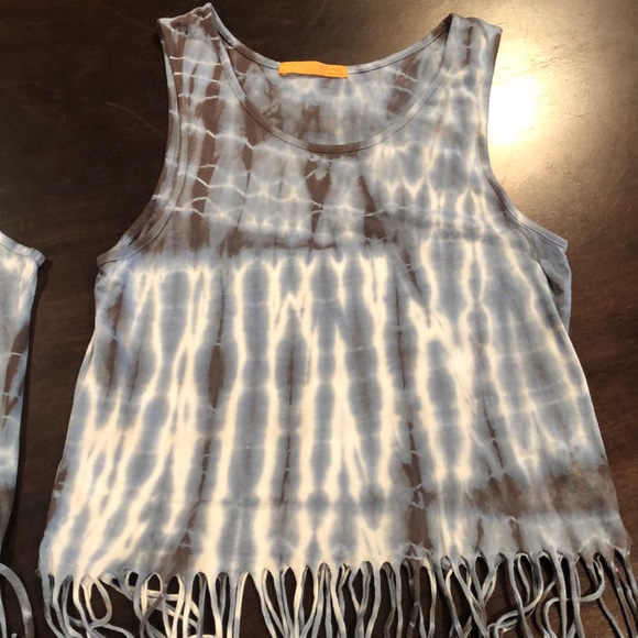 Tina Jo TIE DYED fringed tank top! - Picture 6 of 6